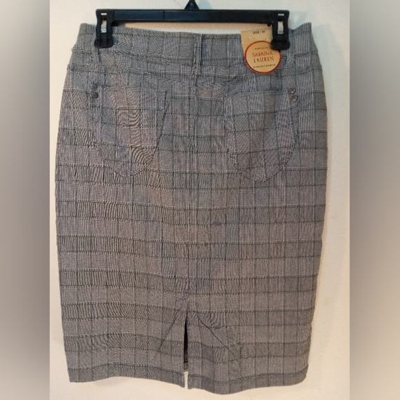 NWT | Sabrina Lauren Plaid Pen Shirt Size 10 - Picture 4 of 10